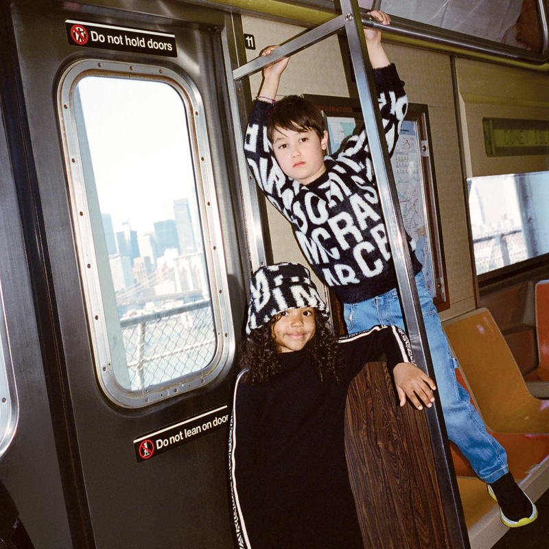 Cotton & Wool Sweater Dress MARC JACOBS 
                        GIRL