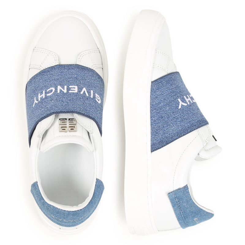 Elasticated Leather Sneakers GIVENCHY 
                    BOY