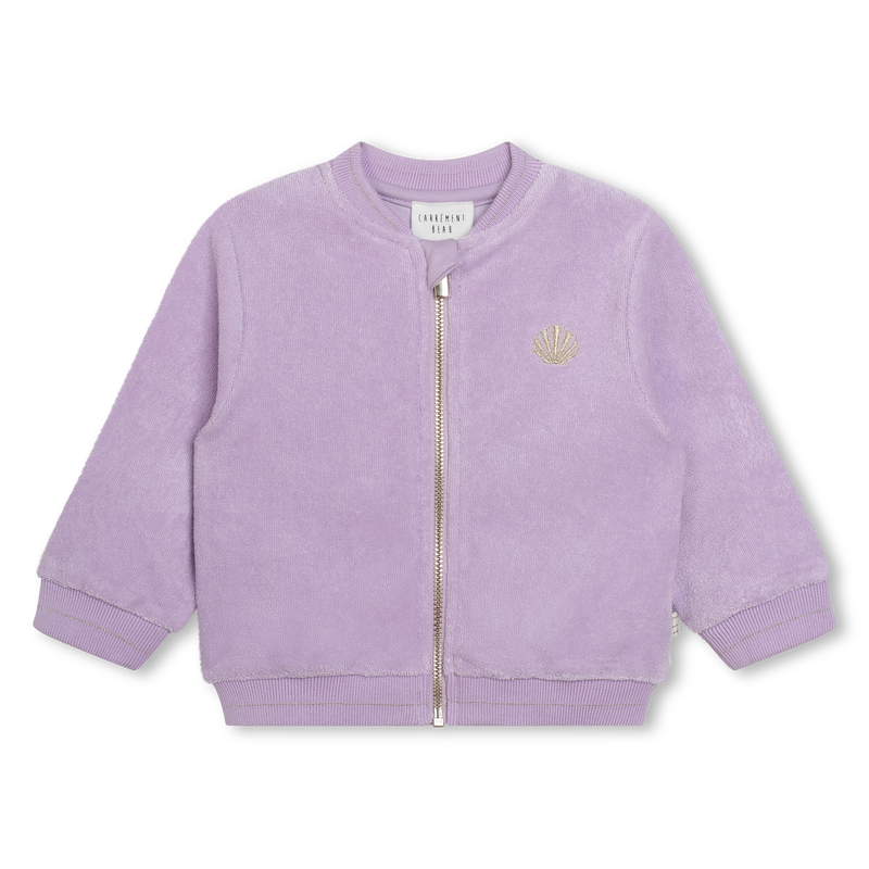 Terry cloth cardigan cheap