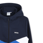 Hooded Zip-Up Cardigan BOSS 
                    BOY