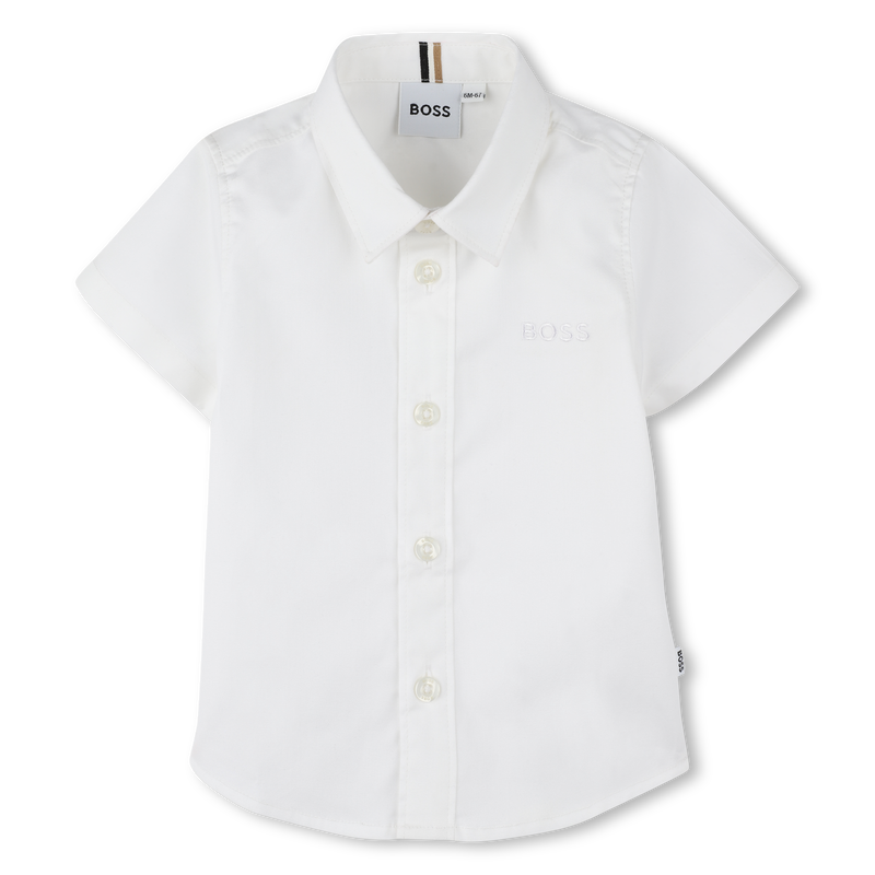 Short-Sleeved Cotton Shirt BOSS 
                        BOY