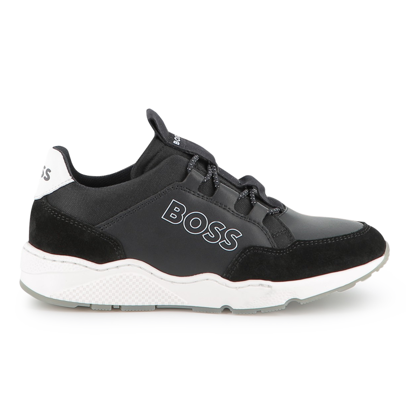 Faux and canvas sneakers BOSS 
                    BOY