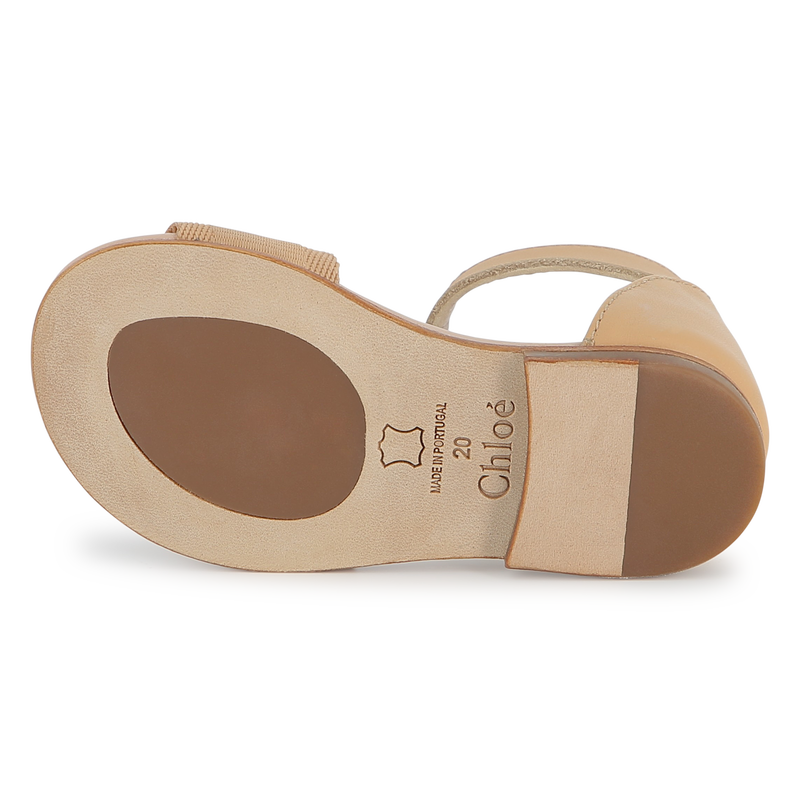 Printed leather sandals CHLOE 
                    GIRL