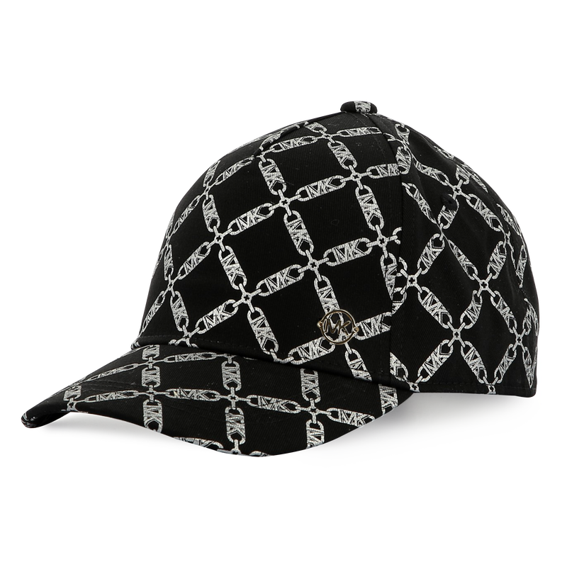 Printed Cotton Baseball Cap MICHAEL KORS 
                    GIRL