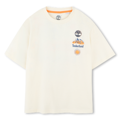Loose mountain-print T-shirt TIMBERLAND BOY