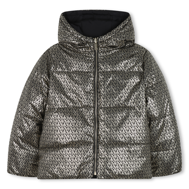 Reversible hooded puffer jacket MICHAEL KORS 
                    GIRL