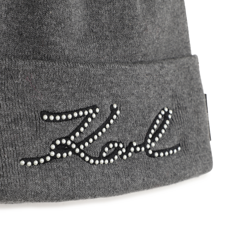 Knitted beanie KARL LAGERFELD KIDS 
                        GIRL