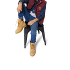 Checked Cotton Shirt Jacket TIMBERLAND 
                    BOY