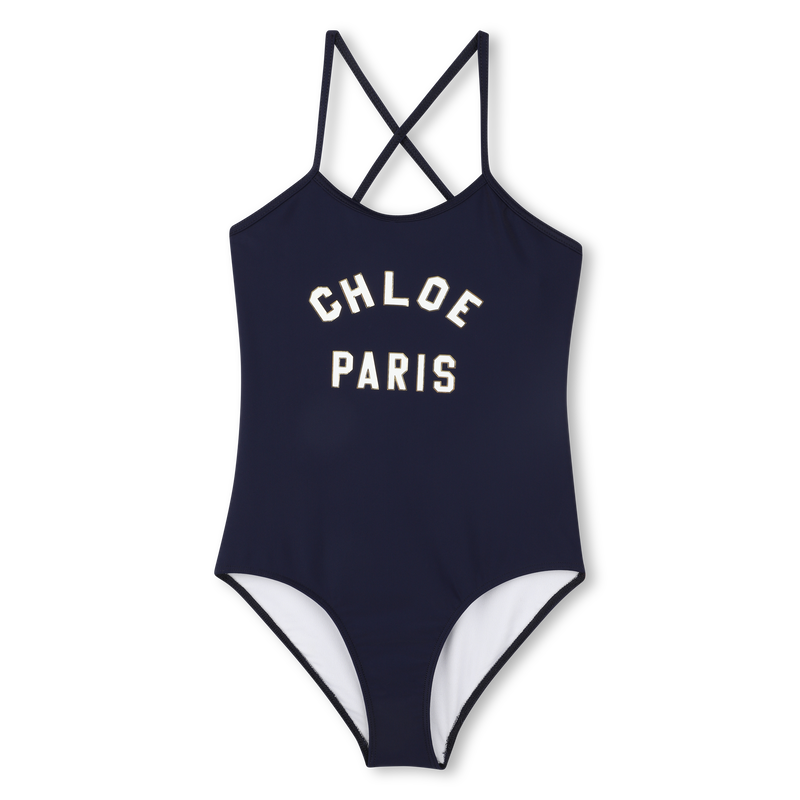 Bathing suit with strappy back CHLOE 
                    GIRL