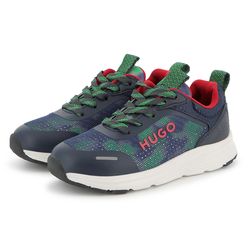 Printed lace-up sneakers HUGO 
                        BOY