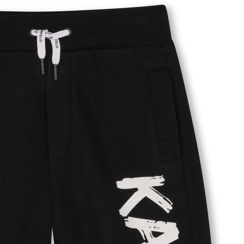 Cotton Bermuda Shorts KARL LAGERFELD KIDS 
                        BOY