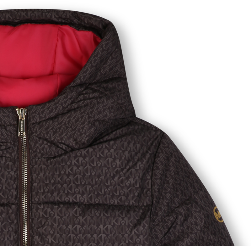 Hooded down jacket MICHAEL KORS 
                        GIRL