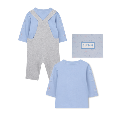 T-shirt + overalls set KENZO KIDS BOY
