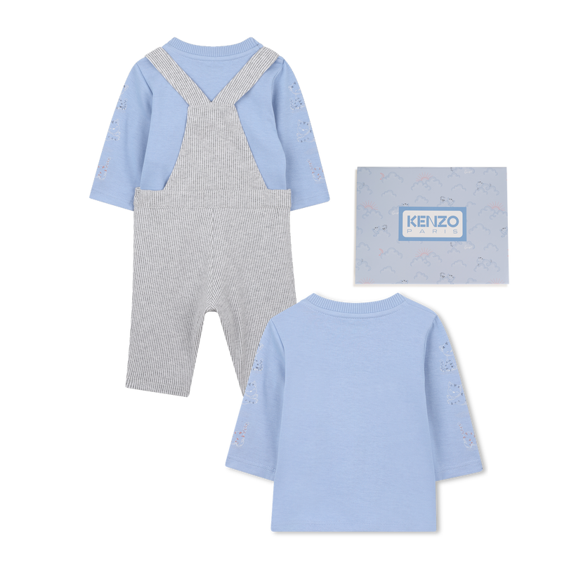 T-shirt + overalls set KENZO KIDS 
                        BOY