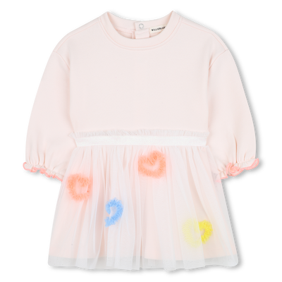 Bi-material dress BILLIEBLUSH GIRL