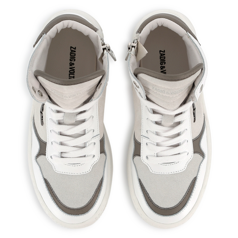 Lace-up leather sneakers ZADIG & VOLTAIRE 
                    UNISEX