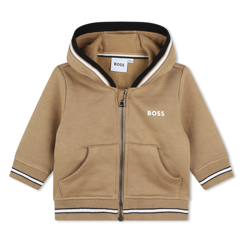 Hooded Fleece Cardigan BOSS 
                        BOY