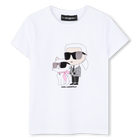 Short-Sleeved T-Shirt KARL LAGERFELD KIDS 
                    GIRL