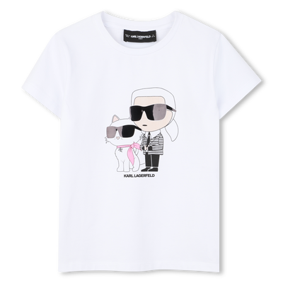 Short-Sleeved T-Shirt KARL LAGERFELD KIDS GIRL