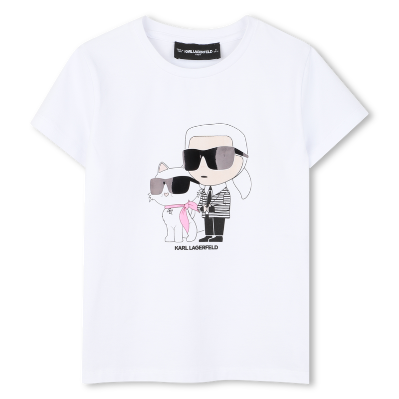 Short-Sleeved T-Shirt KARL LAGERFELD KIDS 
                        GIRL