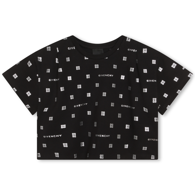 Printed T-shirt with pleats GIVENCHY 
                    GIRL