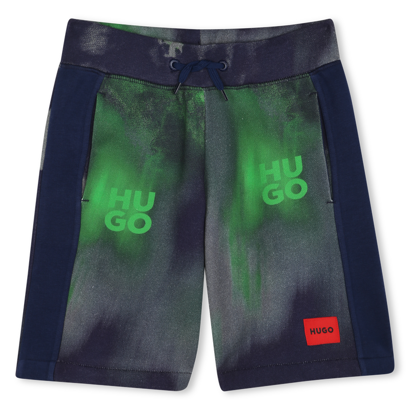 Printed Bermuda jogging shorts HUGO 
                    BOY