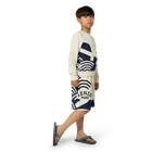 Bermuda shorts with prints KENZO KIDS 
                    BOY