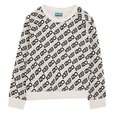 Printed cotton sweatshirt KENZO KIDS BOY