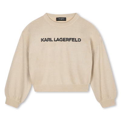 Knitted sweater KARL LAGERFELD KIDS GIRL