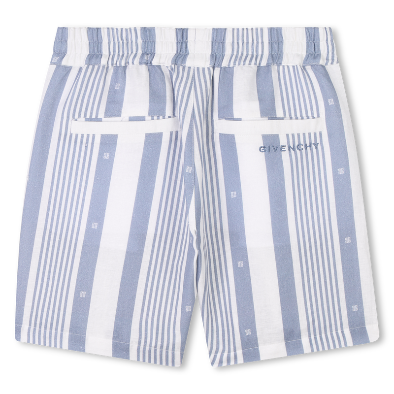 Linen blend shirt and shorts GIVENCHY 
                    BOY