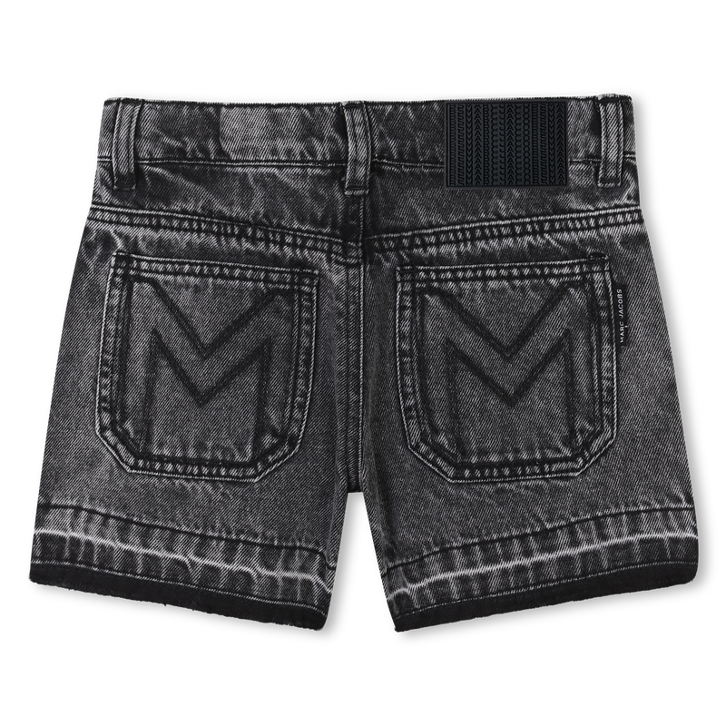 Denim shorts with diamant&eacute;s MARC JACOBS 
                        GIRL
