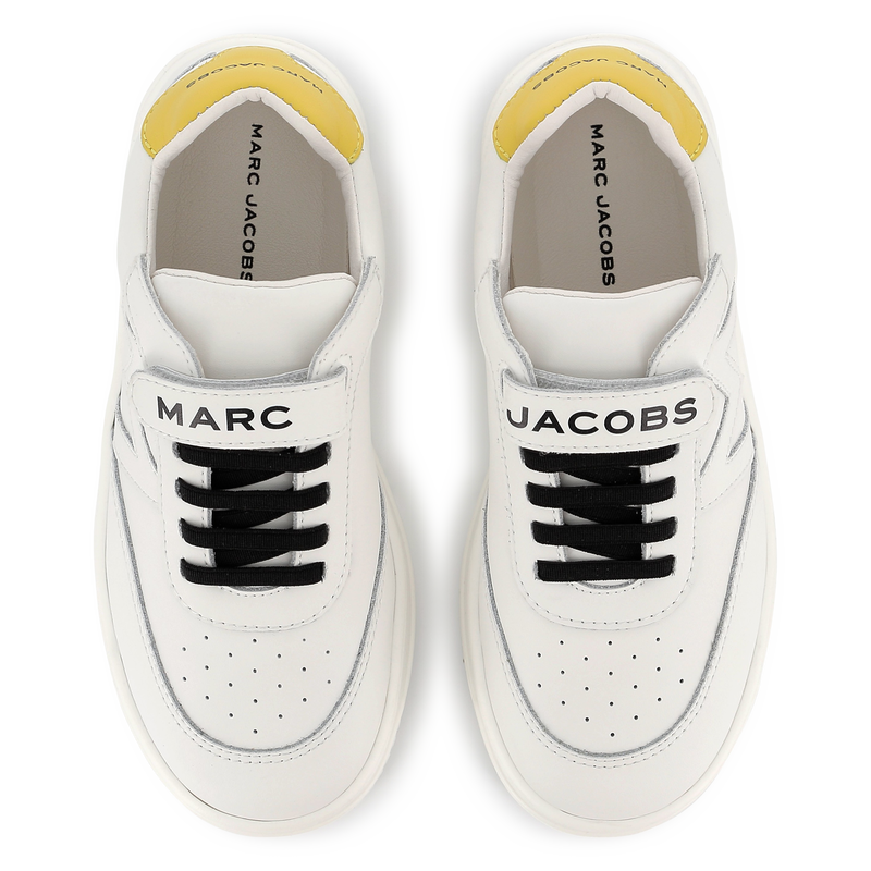Self-adhesive leather sneakers MARC JACOBS 
                        BOY