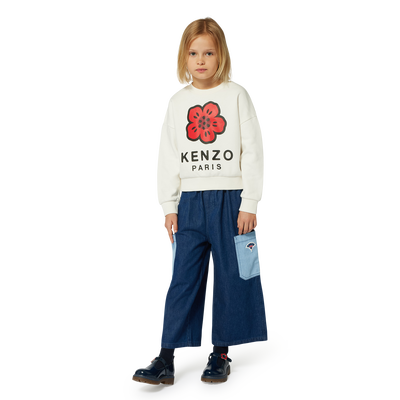Fleece sweatshirt KENZO KIDS GIRL