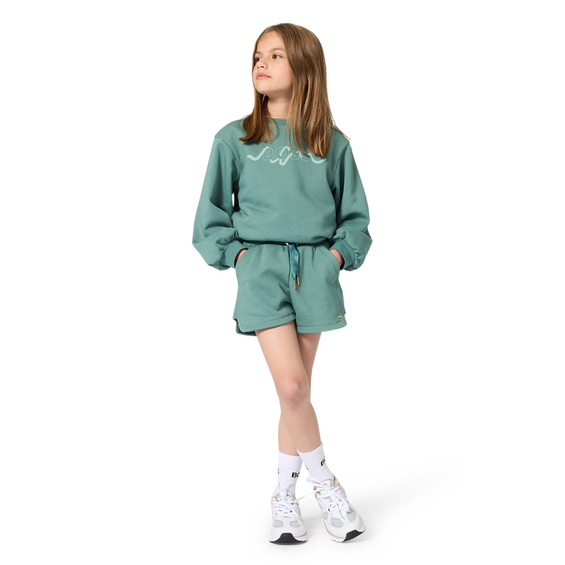 FLEECE SWEATSHIRT BOSS 
                        GIRL