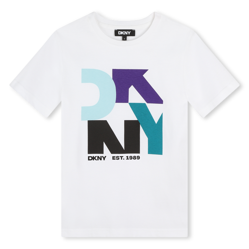 Short-Sleeved Cotton T-Shirt DKNY 
                        BOY