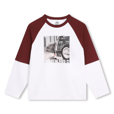 Two-Tone Graphic Print T-Shirt TIMBERLAND BOY