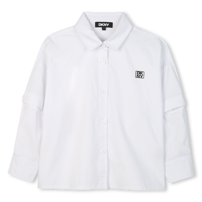 Cotton poplin shirt DKNY GIRL