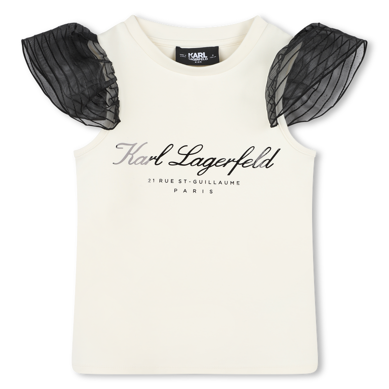 Short-Sleeved Top KARL LAGERFELD KIDS 
                    GIRL