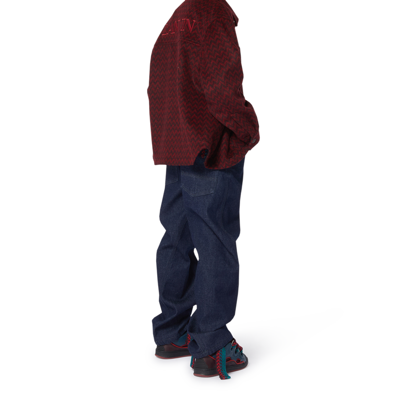 Printed Fleece Shirt Jacket LANVIN 
                        BOY