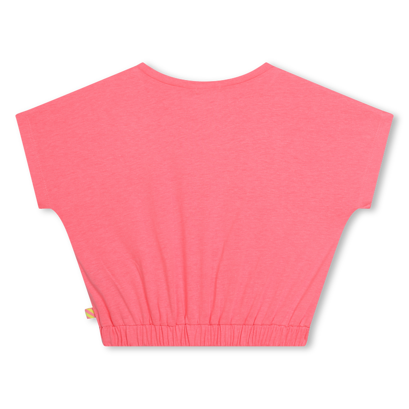 Short-sleeved cotton T-shirt BILLIEBLUSH 
                    GIRL