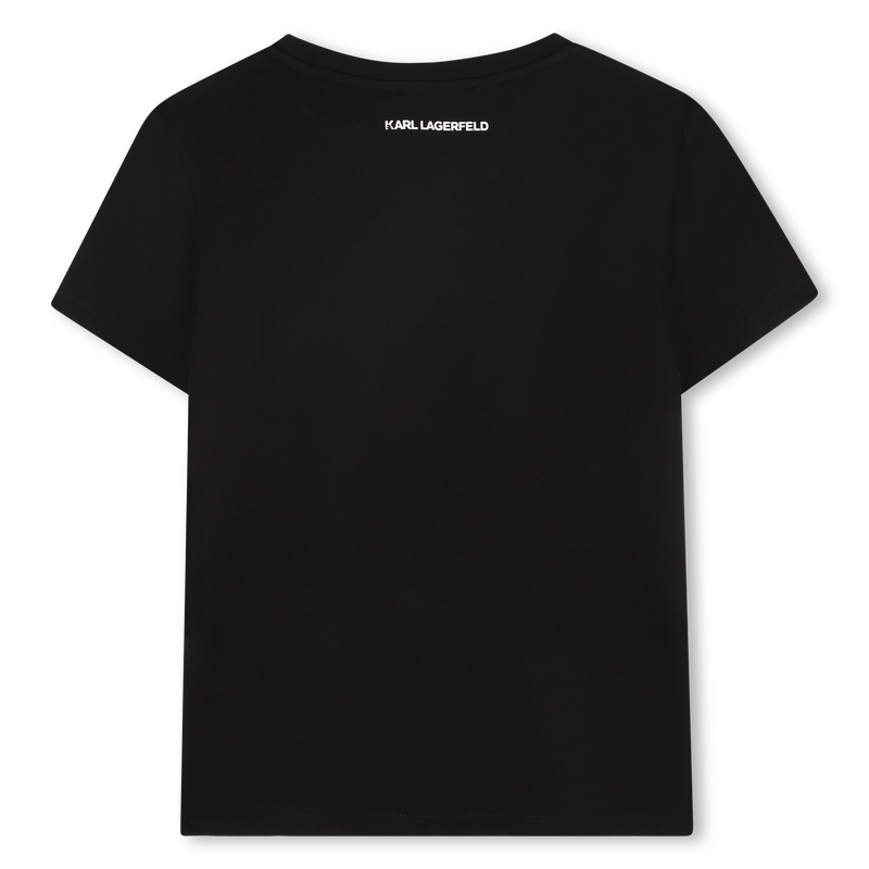 Short-sleeved T-shirt KARL LAGERFELD KIDS 
                        GIRL