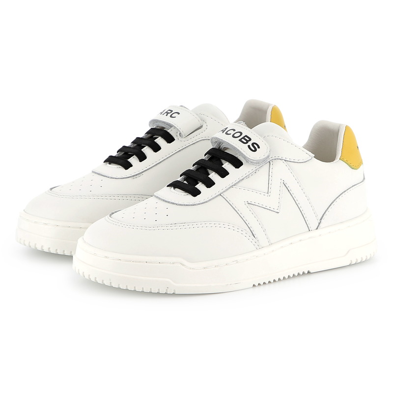 Self-adhesive leather sneakers MARC JACOBS 
                    BOY