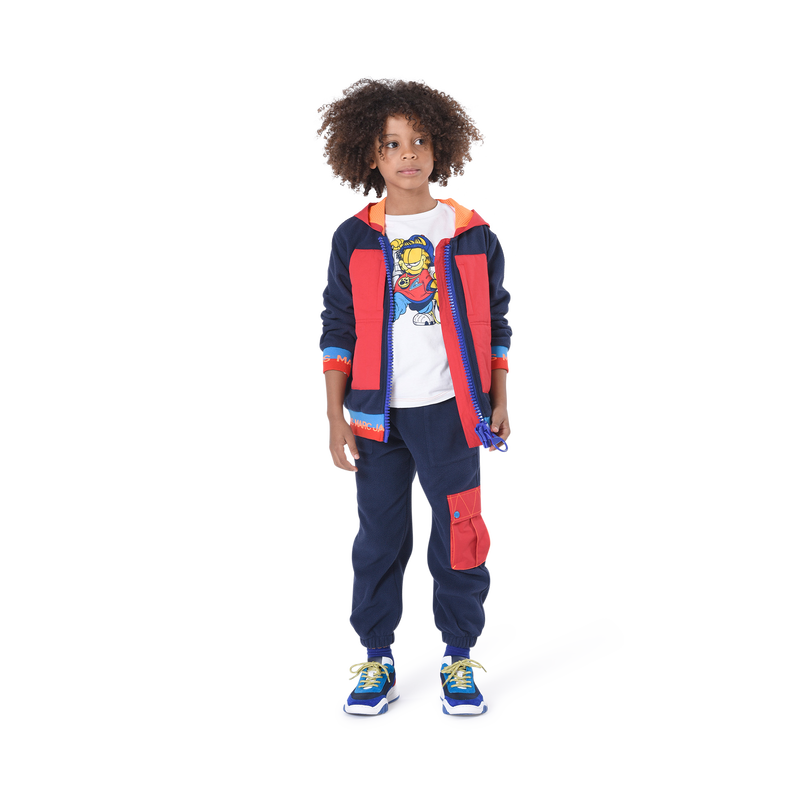 Fleece zip-up hoodie MARC JACOBS 
                    BOY