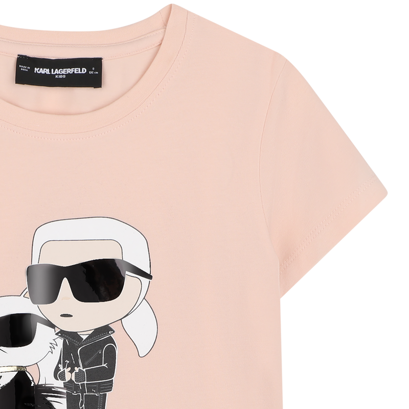 Short sleeve t-shirt KARL LAGERFELD KIDS 
                        GIRL