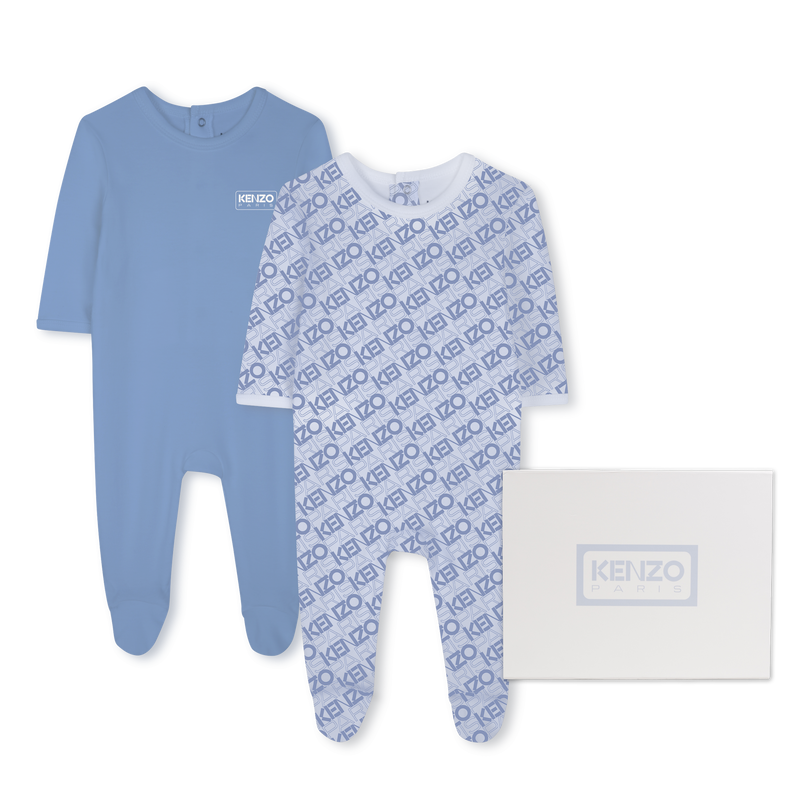Two-pack of cotton pajamas KENZO KIDS 
                        UNISEX