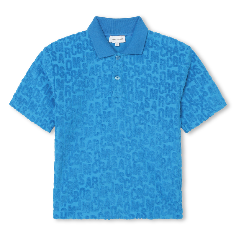Short-Sleeved Terry Cloth Polo
