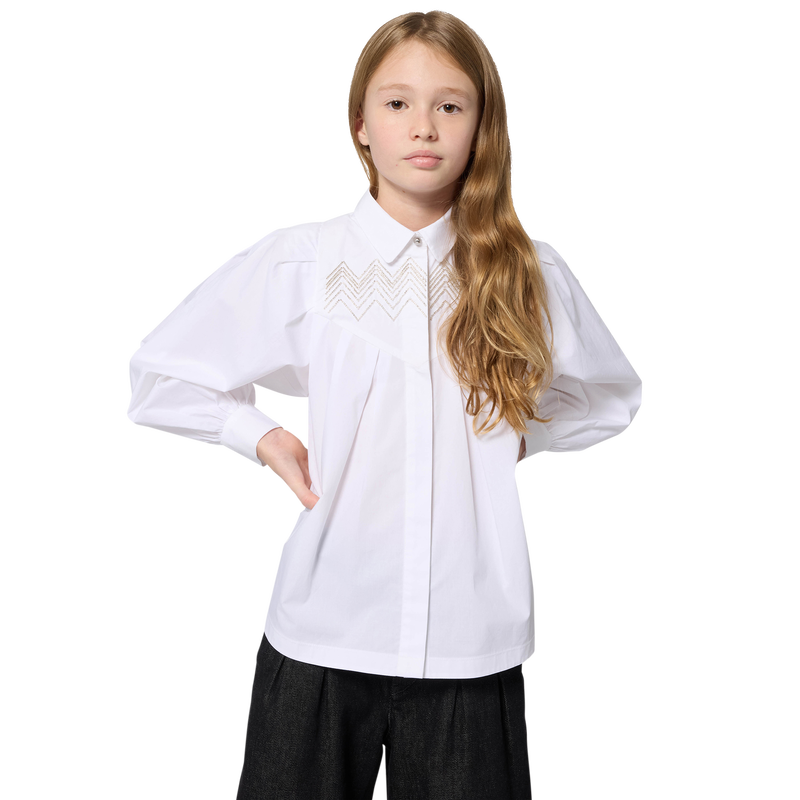 Cotton poplin shirt LANVIN 
                    GIRL