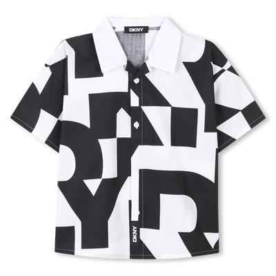 Short-sleeved cotton shirt DKNY UNISEX