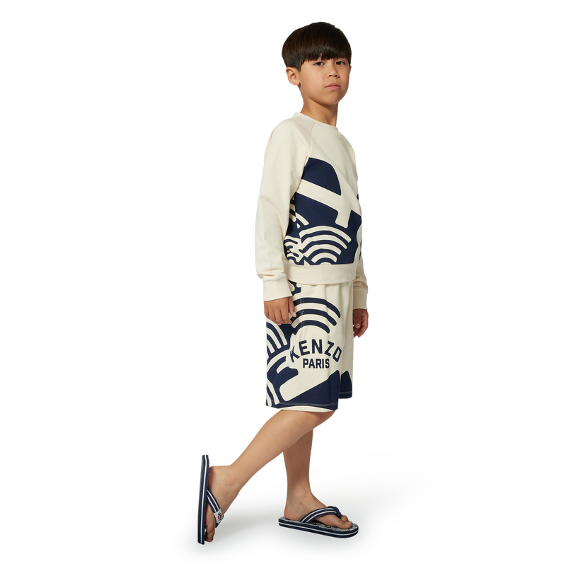 Logo Print Bermudas KENZO KIDS 
                        BOY