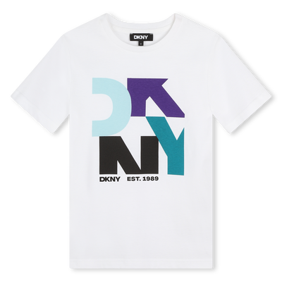 Short-Sleeved Cotton T-Shirt DKNY BOY